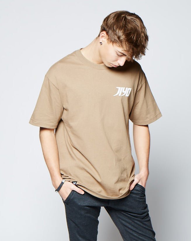 MOZAIC JIYO TEE, SAND - Shirts - JIYO WEAR